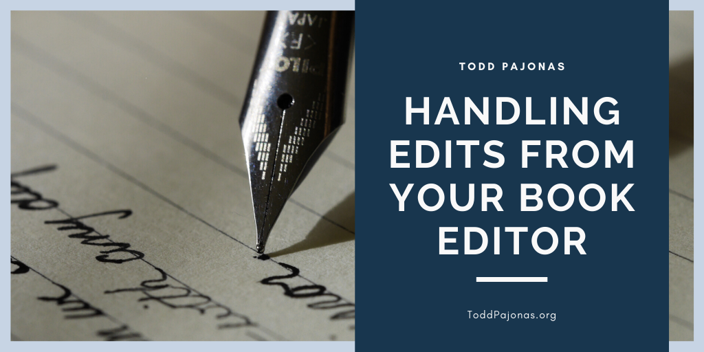 Handling Edits From Your Book Editor